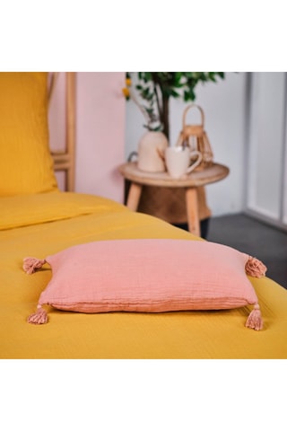 Coussin Indian Flowers - Rose des sables - 30 x 50 cm