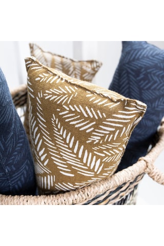 Coussin Teranga Inaya - Bronze - 38 x 38 cm