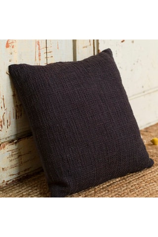 Coussin Indies - Anthracite - 40 x 40 cm