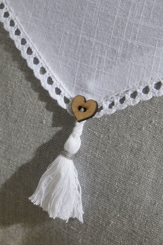 Coussin Charme - Gris et blanc - 40 x 40 cm