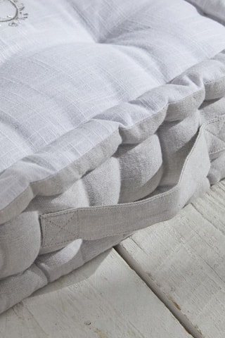 Coussin de sol Constance - Gris - 40 x 40 x 10 cm