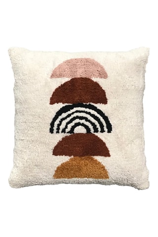 Coussin Retro Mood - Blanc cassé - 40 x 40 cm