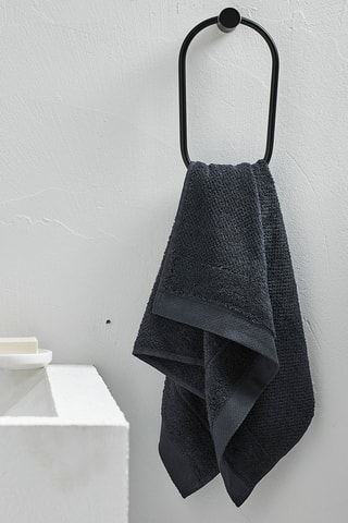 Serviette de toilette - Fusain - 50 x 90 cm