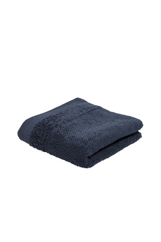 Serviette de toilette Today Organic - Bleu marine - 50 x 90 cm