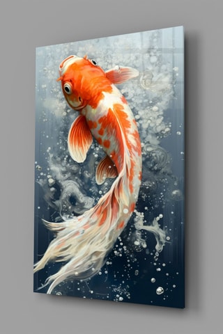 Tableau en verre trempé Angelfish