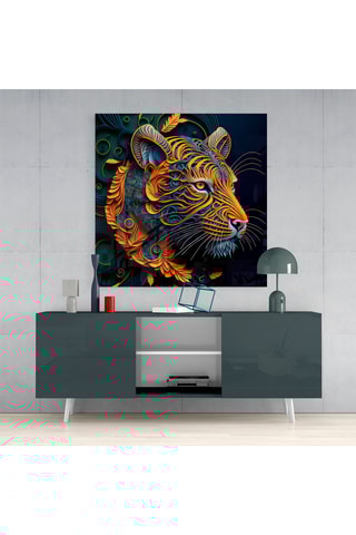 Tableau en verre trempé Tiger 