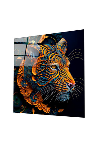 Tableau en verre trempé Tiger 