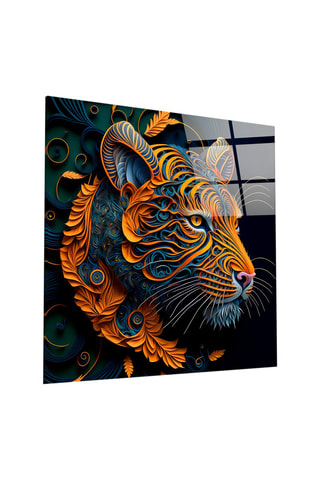 Tableau en verre trempé Tiger 