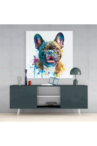 Tableau en verre trempé Cute Dog 