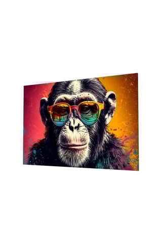 Tableau en verre trempé Singe cool