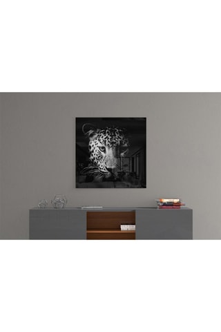 Tableau en verre trempé Leopard 