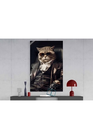 Tableau en verre trempé The Boss