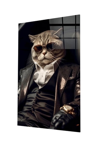 Tableau en verre trempé The Boss