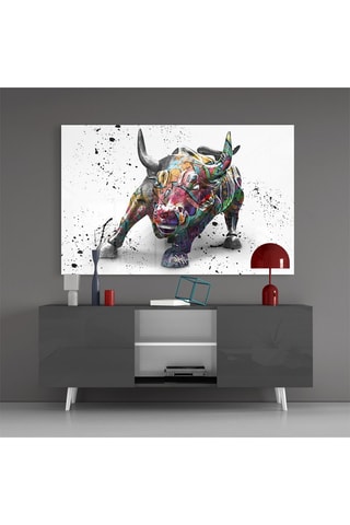 Tableau en verre trempé Taureau