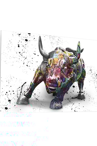 Tableau en verre trempé Taureau