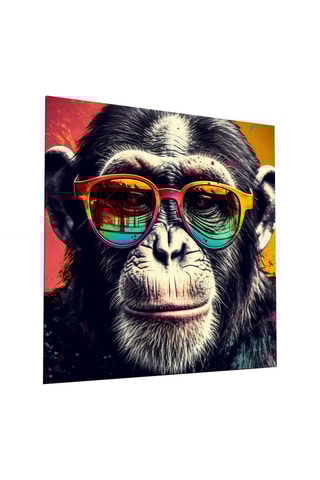 Tableau en verre trempé Cool Monkey