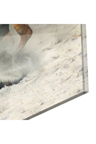 Tableau en verre trempé Horses Glass