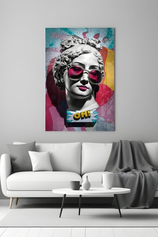 Tableau en verre trempé  Oh!