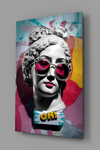 Tableau en verre trempé  Oh!