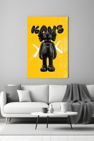 Tableau en verre trempé Kaws