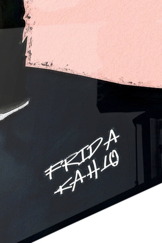 Tableau en verre trempé Frida with Lollipop