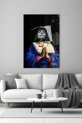 Tableau en verre trempé The Virgin in Prayer