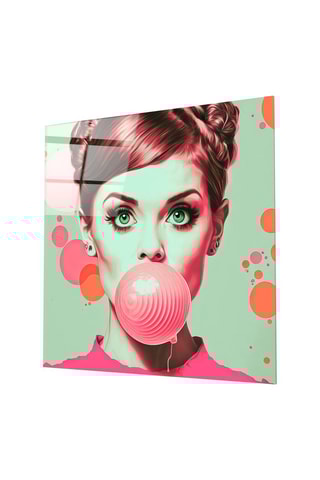 Tableau en verre trempé Audrey Hepburn 