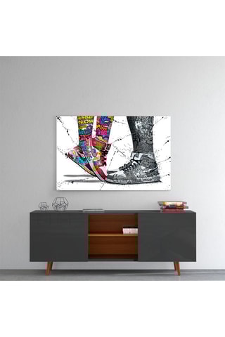 Tableau en verre trempé Free Love 