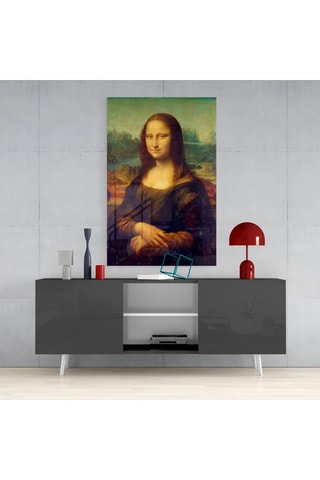 Tableau en verre trempé "La Joconde" - Léonard de Vinci - Reproduction