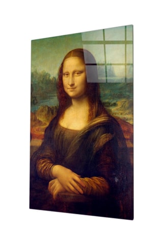Tableau en verre trempé "La Joconde" - Léonard de Vinci - Reproduction