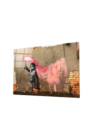Tableau en verre trempé - Banksy - Reproduction