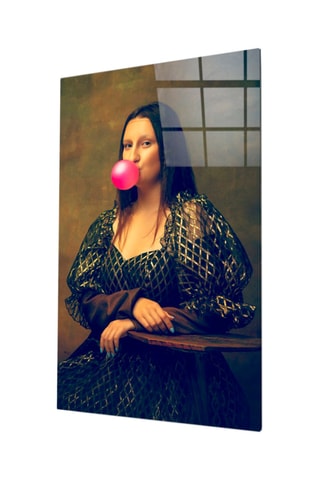 Tableau en verre trempé "La Joconde" - Léonard de Vinci - Reproduction