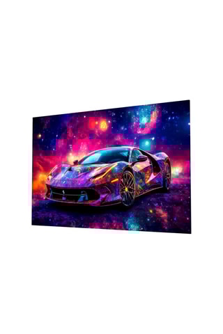 Tableau en verre trempé Ferrari