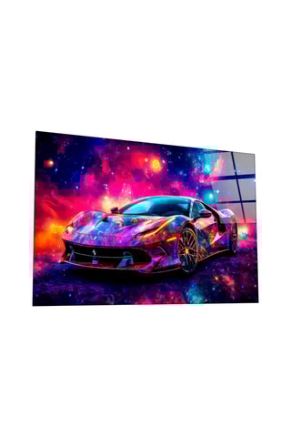 Tableau en verre trempé Ferrari