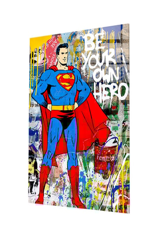 Tableau en verre trempé Superman La Ligue des Justiciers DC Comics