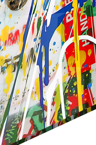 Tableau en verre trempé Superman La Ligue des Justiciers DC Comics