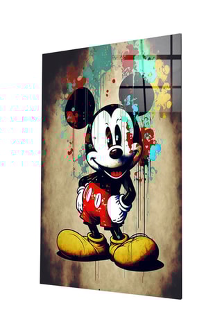 Tableau en verre trempé Mickey The Giant Disney