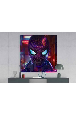 Tableau en verre trempé Spider-Man Avengers Marvel
