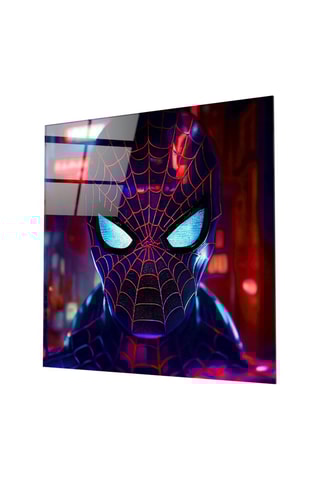Tableau en verre trempé Spider-Man Avengers Marvel