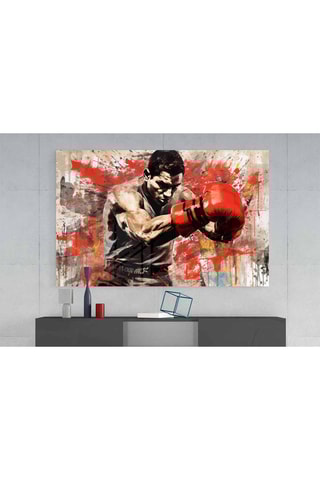Tableau en verre trempé Boxing