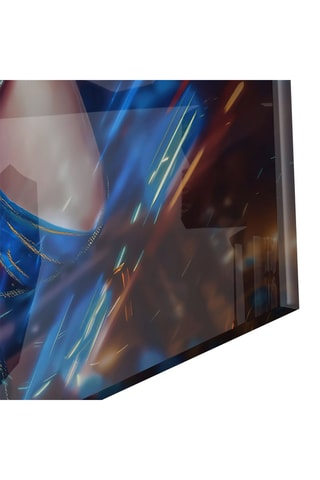 Tableau en verre trempé Harley Quinn et Joker DC Comics