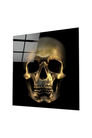 Tableau en verre trempé Skull 