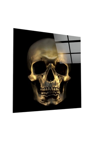 Tableau en verre trempé Skull 