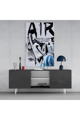 Tableau en verre trempé Air Jordan
