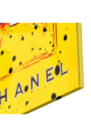 Tableau en verre trempé Andy Warhol and Chanel