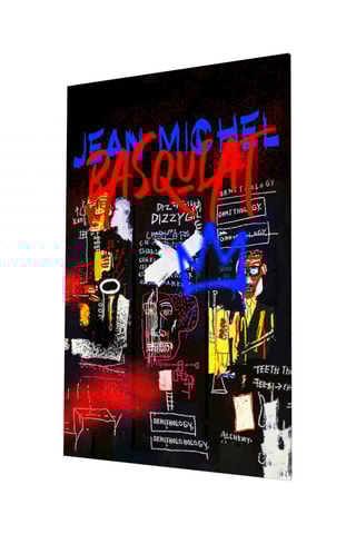 Tableau en verre trempé Style of Jean-Michel Basquiat