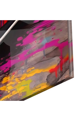 Tableau en verre trempé Colorful VW