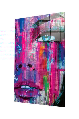 Tableau en verre trempé Woman Eye 