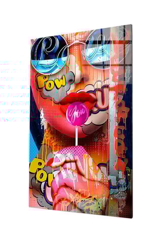 Tableau en verre trempé Lollipop 