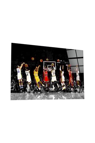 Tableau en verre trempé NBA All Stars Glass Wall Art